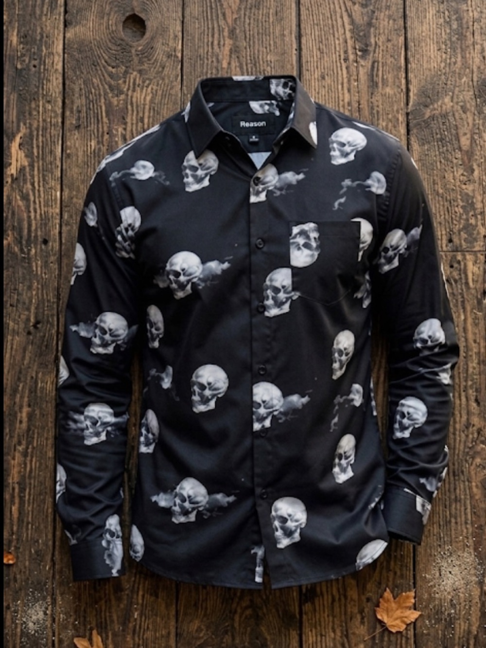 Reason Men's Nightvision Viscose Woven Shirt